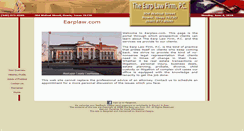 Desktop Screenshot of earplaw.com